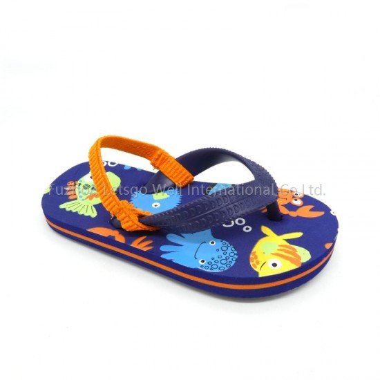 Hot-Selling Kids Flip Flops, Custom Logo Beach Sliders for Children