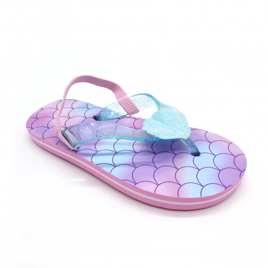 Hot-Selling Kids Flip Flops, Custom Logo Beach Sliders for Children