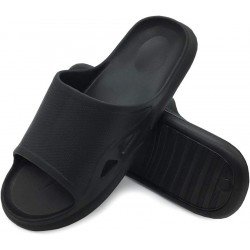 Temi Men's Slides, Adjustable Slip-On EVA Sandals, Waterproof Comfort